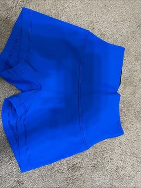 Aritzia High-Waist Athletic Shorts in Royal Blue